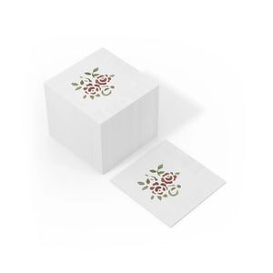 Soft 3-ply White Coined Napkins - Custom Party Decor - Dipaliz - Paper