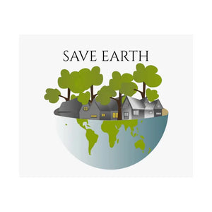 Save Earth Satin Posters 210gsm Premium Quality - Dipaliz - 11″ x 9″ - Prints & Visual Artwork