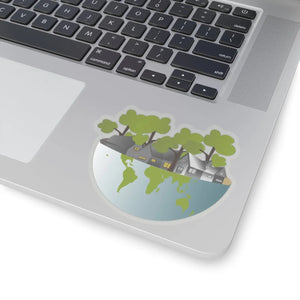 Eco Fashion Kiss Cut Stickers - Save Planet Vinyl - Dipaliz - Decorative