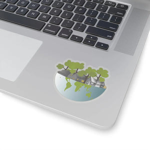 Eco Fashion Kiss Cut Stickers - Save Planet Vinyl - Dipaliz - Decorative