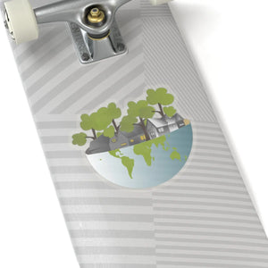 Eco Fashion Kiss Cut Stickers - Save Planet Vinyl - Dipaliz - Decorative