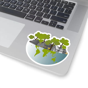 Eco Fashion Kiss Cut Stickers - Save Planet Vinyl - Dipaliz - Decorative