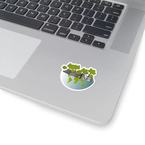 Eco Fashion Kiss Cut Stickers - Save Planet Vinyl - Dipaliz - Decorative