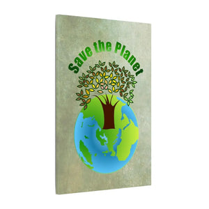 Save the Planet Matte Canvas Stretched 0.75’’ - 16″ x 24″ (vertical) / Posters Prints & Visual Artwork