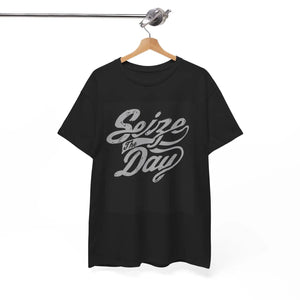 Unisex Cotton Tee - Seize the Day Inspirational - Dipaliz - T-shirts - s