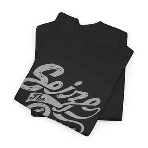 Unisex Cotton Tee - Seize the Day Inspirational - Dipaliz - T-shirts - s