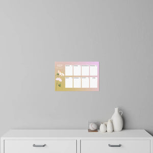 Chic September Planner Wall Decals - Durable Polyester - Dipaliz - Home Decor