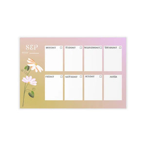 Wall Decal - Decals September Planner Durable Polyester - Dipaliz