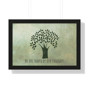 Gallery Canvas Wraps Tree Wisdom Framed Horizontal Poster - Dipaliz - 24″ x 16″ / Black - Prints