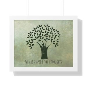 Gallery Canvas Wraps Tree Wisdom Framed Horizontal Poster - Dipaliz - 20’’ x 16’’ / White - Prints