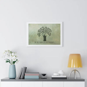 Gallery Canvas Wraps Tree Wisdom Framed Horizontal Poster - Dipaliz - Prints