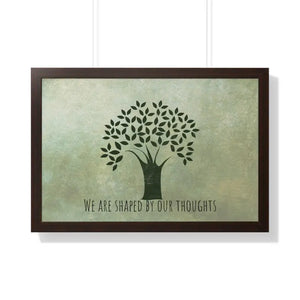 Gallery Canvas Wraps Tree Wisdom Framed Horizontal Poster - Dipaliz - 30’’ x 20’’ / Walnut - Prints