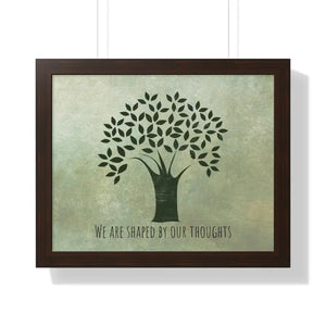 Gallery Canvas Wraps Tree Wisdom Framed Horizontal Poster - Dipaliz - 20’’ x 16’’ / Walnut - Prints