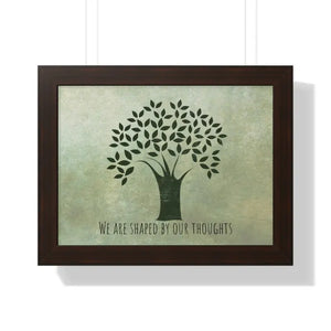 Gallery Canvas Wraps Tree Wisdom Framed Horizontal Poster - Dipaliz - 16″ x 12″ / Walnut - Prints