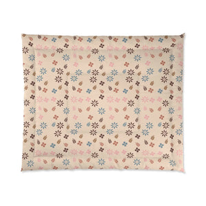 Simple Floral Comforter – Eco Polyester Bedding - Dipaliz - Quilts & Comforters