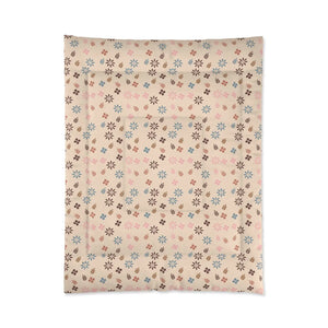 Simple Floral Comforter – Eco Polyester Bedding - Dipaliz - Quilts & Comforters