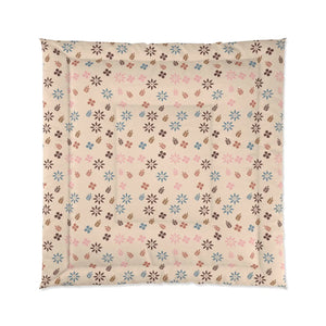 Simple Floral Comforter – Eco Polyester Bedding - Dipaliz - Quilts & Comforters