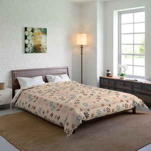 Simple Floral Comforter – Eco Polyester Bedding - Dipaliz - Quilts & Comforters