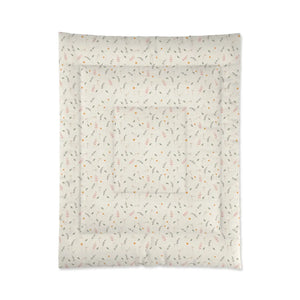 Simple Floral Quilt – Organic Cotton Gift - Dipaliz - Quilts & Comforters