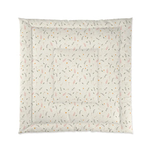 Simple Floral Quilt – Organic Cotton Gift - Dipaliz - Quilts & Comforters