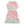 Pink and Green Floral Dress – Long Sleeve Midi - Dipaliz - Dresses - Xs