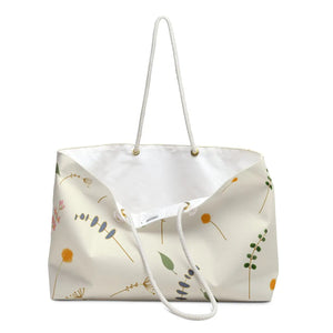 Floral Flowers Pattern Polyester Weekender Bag - Dipaliz - Tote Bags