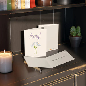 Vivid Greeting Cards - Matching White Envelopes - Dipaliz - & Note