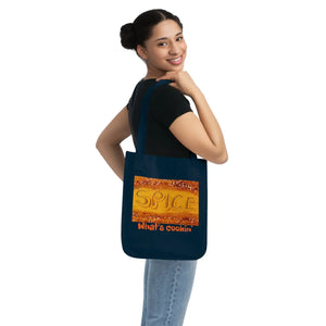 Vibrant Canvas Tote Bag - Spice Pattern Organic - Dipaliz - Bags