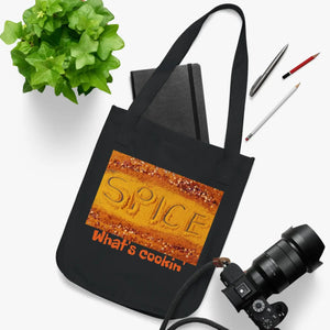 Vibrant Canvas Tote Bag - Spice Pattern Organic - Dipaliz - Bags