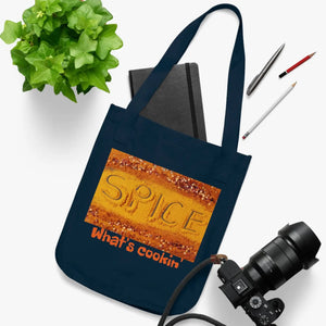 Vibrant Canvas Tote Bag - Spice Pattern Organic - Dipaliz - Bags