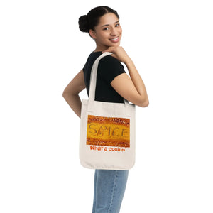 Vibrant Canvas Tote Bag - Spice Pattern Organic - Dipaliz - Bags