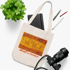 Vibrant Canvas Tote Bag - Spice Pattern Organic - Dipaliz - Bags