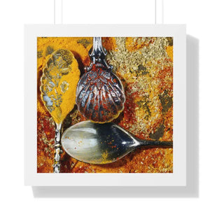 Gallery Canvas Wraps Spice Kitchen Decor Art by Dipaliz - 16″ x / White - Posters Prints & Visual Artwork