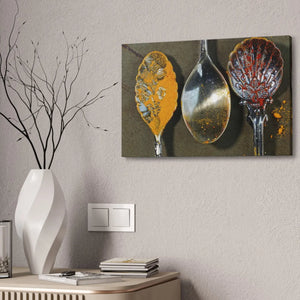 Bold Spices Canvas - Semi Glossy Finish Kitchen Art - Dipaliz