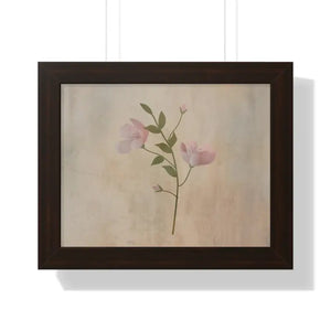 Spring Flowers Gallery Canvas Framed Horizontal Poster - Dipaliz - 14″ x 11″ / Walnut - Posters Prints & Visual Artwork