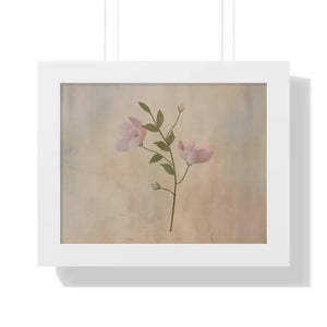 Spring Flowers Gallery Canvas Framed Horizontal Poster - Dipaliz - 14″ x 11″ / White - Posters Prints & Visual Artwork