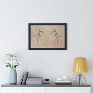 Spring Flowers Gallery Canvas Framed Horizontal Poster - Dipaliz - Posters Prints & Visual Artwork