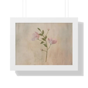 Spring Flowers Gallery Canvas Framed Horizontal Poster - Dipaliz - 16″ x 12″ / White - Posters Prints & Visual Artwork