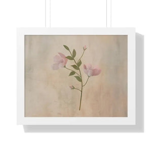 Spring Flowers Gallery Canvas Framed Horizontal Poster - Dipaliz - 20’’ x 16’’ / White - Posters Prints & Visual Artwork