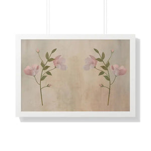 Spring Flowers Gallery Canvas Framed Horizontal Poster - Dipaliz - 30’’ x 20’’ / White - Posters Prints & Visual Artwork