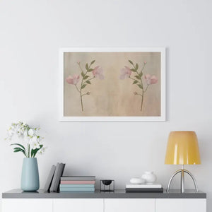 Spring Flowers Gallery Canvas Framed Horizontal Poster - Dipaliz - Posters Prints & Visual Artwork