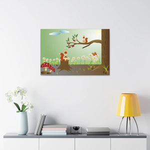 Squirrel Forest Poster – Semi Glossy Finish - Dipaliz - Posters Prints & Visual Artwork