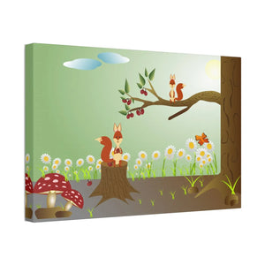 Squirrel Forest Poster – Semi Glossy Finish - Dipaliz - Posters Prints & Visual Artwork