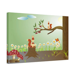 Squirrel Forest Poster – Semi Glossy Finish - Dipaliz - Posters Prints & Visual Artwork