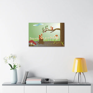 Squirrel Forest Poster – Semi Glossy Finish - Dipaliz - Posters Prints & Visual Artwork