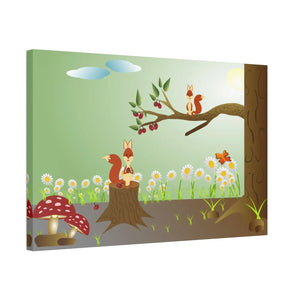 Squirrel Forest Poster – Semi Glossy Finish - Dipaliz - Posters Prints & Visual Artwork