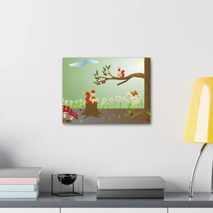 Squirrel Forest Poster – Semi Glossy Finish - Dipaliz - Posters Prints & Visual Artwork
