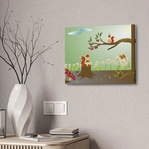 Squirrel Forest Poster – Semi Glossy Finish - Dipaliz - Posters Prints & Visual Artwork