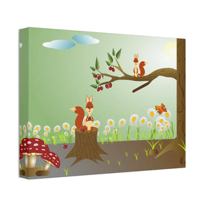 Squirrel Forest Poster – Semi Glossy Finish - Dipaliz - Posters Prints & Visual Artwork