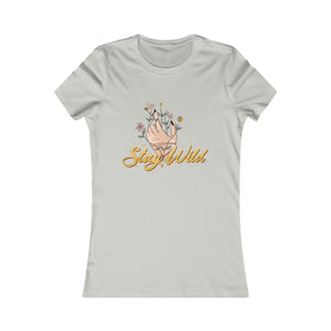 Soft Stay Wild Women’s Favorite Tee - Ribbed Cotton - Dipaliz - T-shirts - s